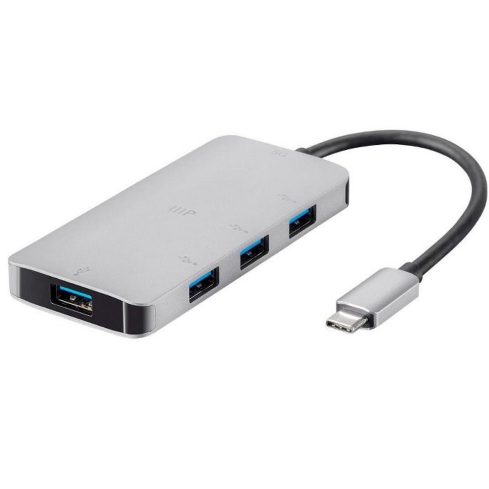 NWT Monoprice USB-C to HDMI USB 4K@30Hz, with USB-C 100W Power Delivery Adapter
